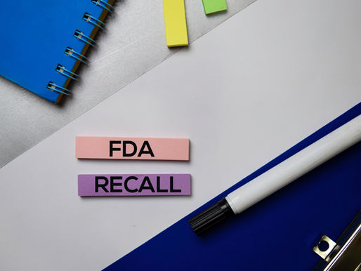 Photo that says FDA RECALL
