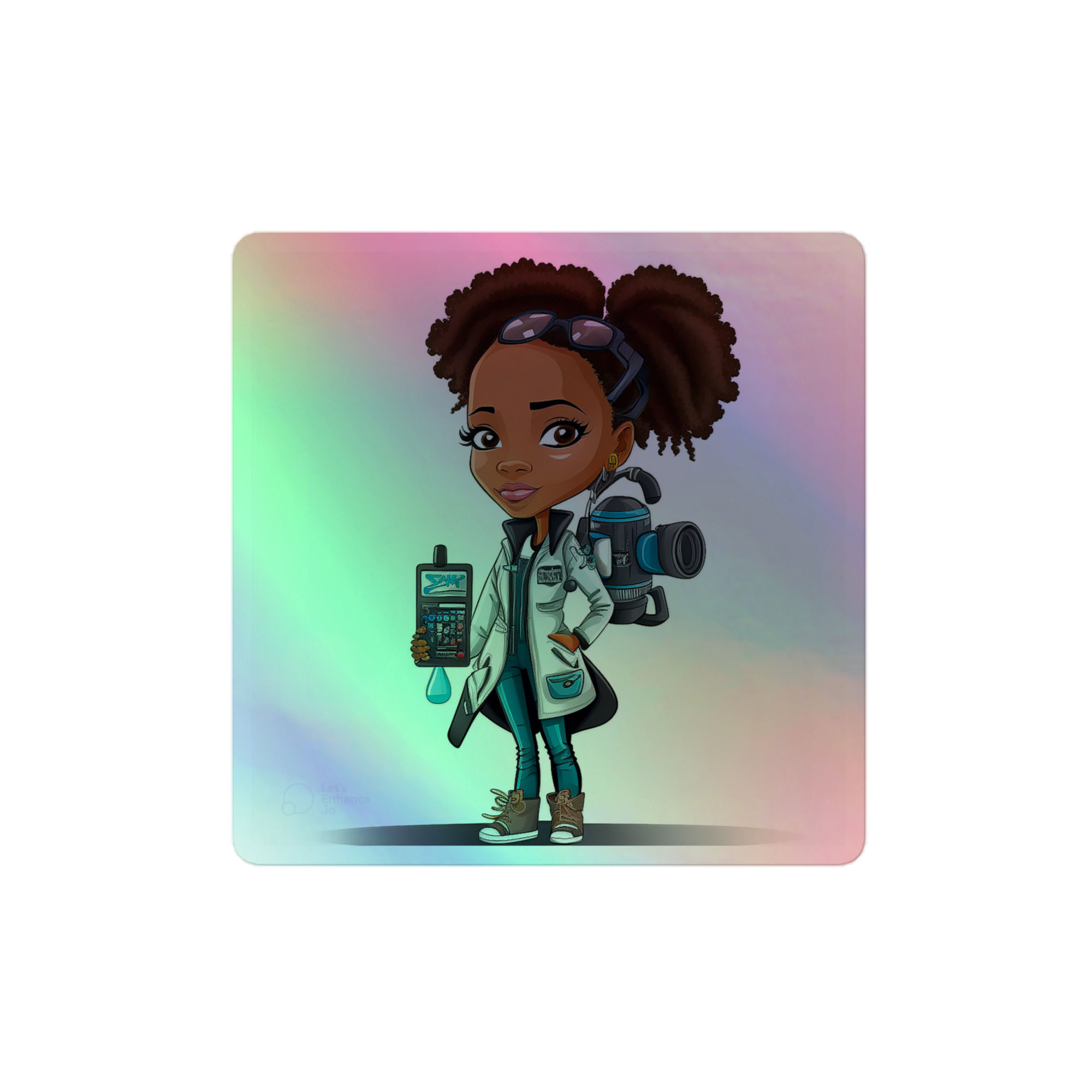 Holographic stickers