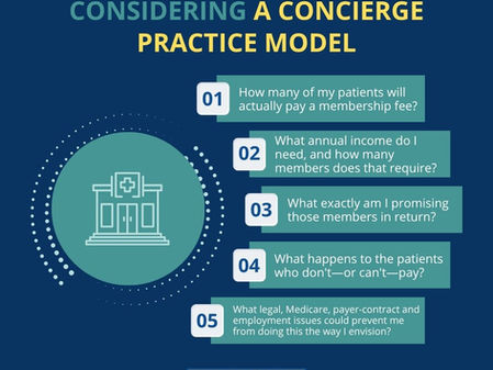 Switching from a Traditional to Concierge Medical Practice Model: What to Consider