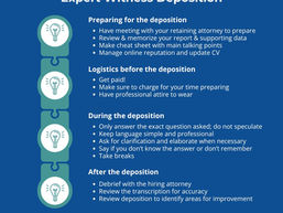 Deposition Tips for Physician Expert Witnesses
