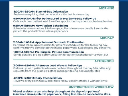 A Day In the Life of a Virtual Healthcare Assistant at a Private Medical Practice