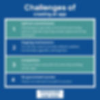 The challenges of creating an app