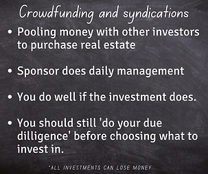 Crowdfunding and syndications 101