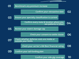 The Annual Malpractice Insurance Checkup: 10-Point Review to Ensure Your Policy is Adequate