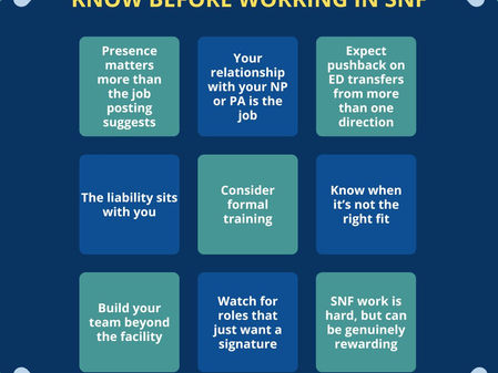 What to Know about Skilled Nursing Facility (SNF) or Long Term Care (LTC) Physician Roles