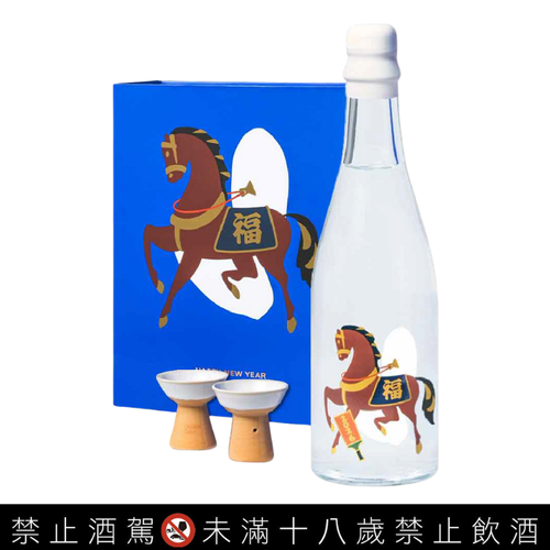 大嶺酒造Ohmine 兩粒米2026 馬年干支酒純米大吟釀禮盒杯組| 醺覓