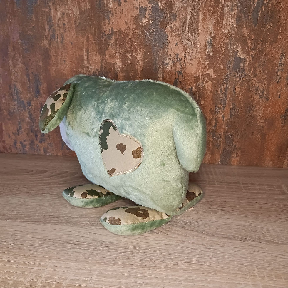 Miniaturbild: SchlafSchaf Flecki, Wüstentarn, grün