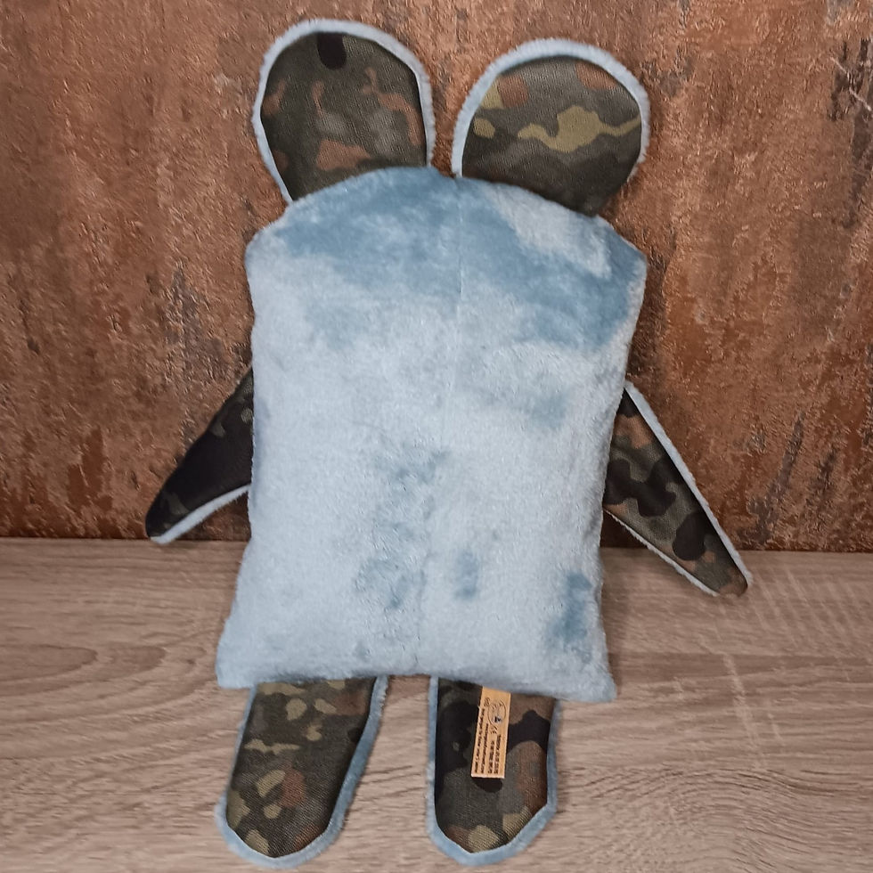 Miniaturbild: Fototeddy Flecki, Flecktarn, eisblau