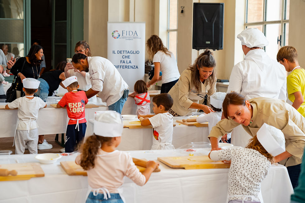 Il laboratorio per bambini della manifestazione