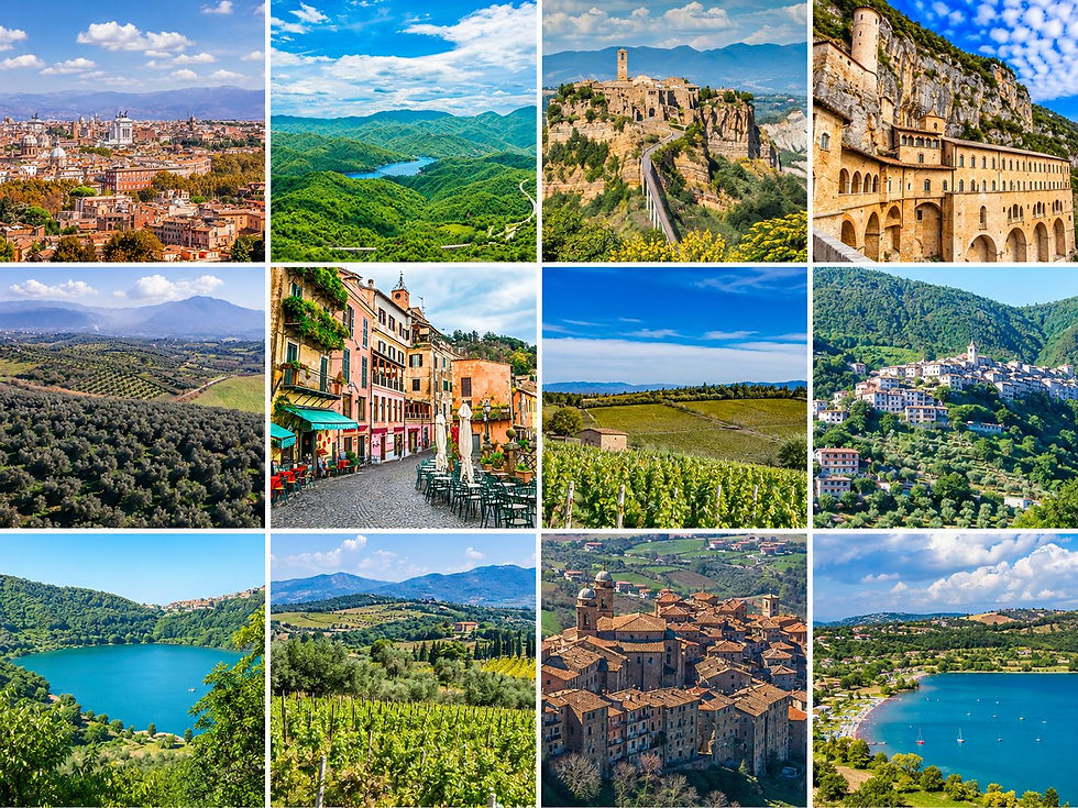 Alcune spettacolari destinazioni di Lazio Roots