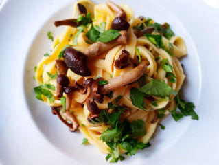 Fettuccine ai funghi chiodini