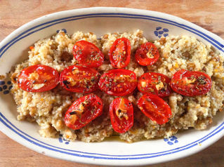 Bulgur, lenticchie e pomodori confit