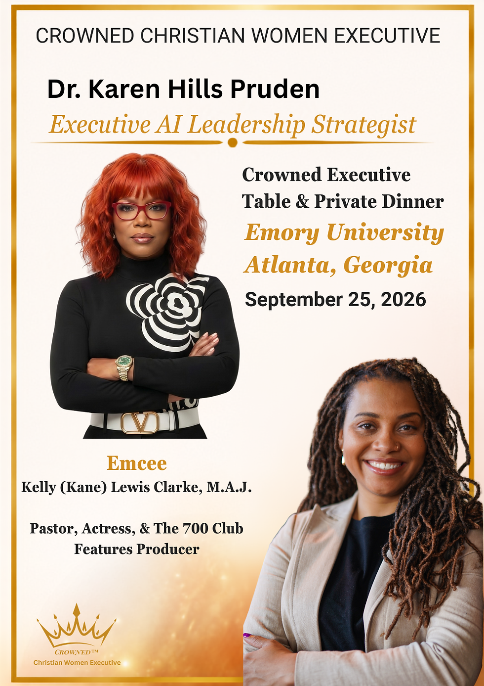 Dr. Karen Hills Pruden to Lead Executive AI Leadership Intensive at Crowned Executive Table - Atlanta