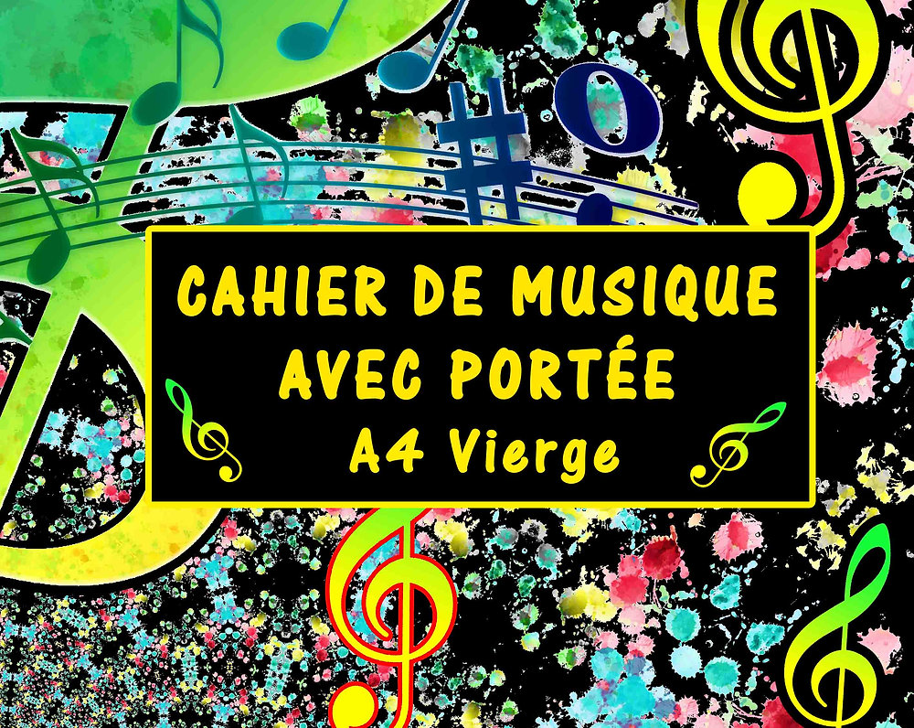 Page De Garde D'un Cahier De Musique Meilleur cahier de musique avec portée