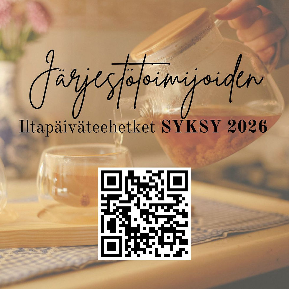 Järjestötoimijoiden iltapäiväteehetki