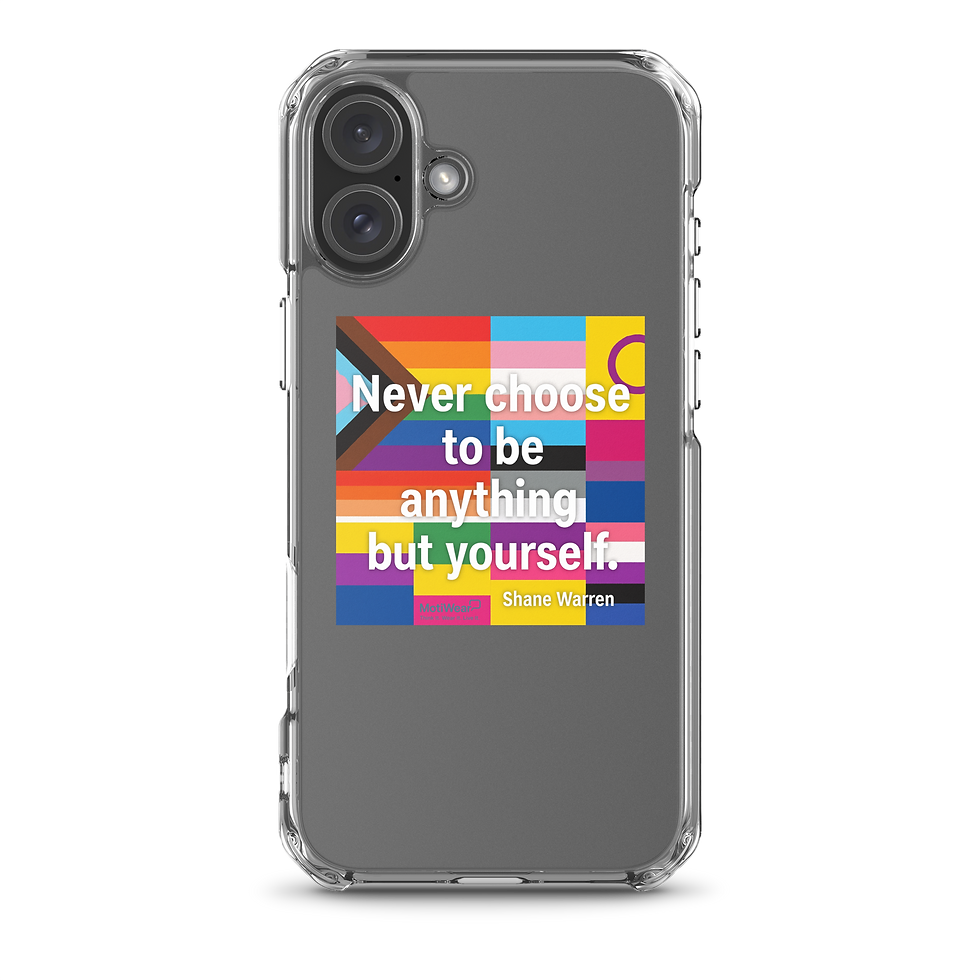 Thumbnail: iPhone Case: NEVER CHOOSE TO BE ANYTHING BUT YOURSELF