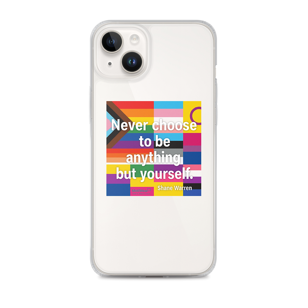 Thumbnail: iPhone Case: NEVER CHOOSE TO BE ANYTHING BUT YOURSELF