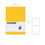 Thumbnail: Duotone Bullet Dotted Journal Simple Planner Diary A5 Soft Cover Notebook