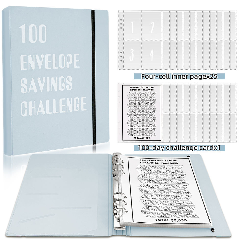 Thumbnail: A5 “100 Envelope” Savings Challenge Binder