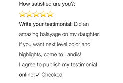 Review for Landis Piper as a hairstylist in High Point, NC