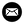Black Circle Email icon 