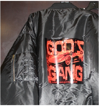 Gods Gang WA custom jacket print