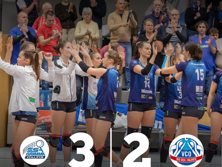 Derby-Time in der Muldentalhalle: VCO Dresden unterliegt Grimma nach intensivem Fünf-Satz-Duell