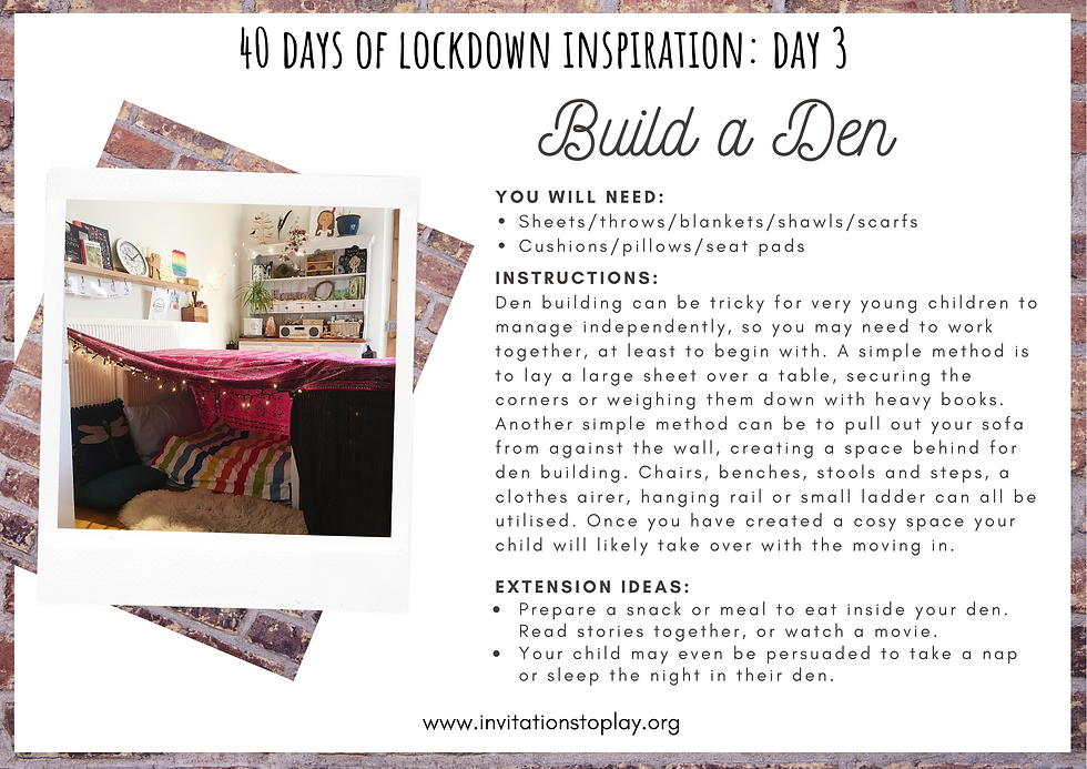 Thumbnail: 40 Days of Lockdown Inspiration