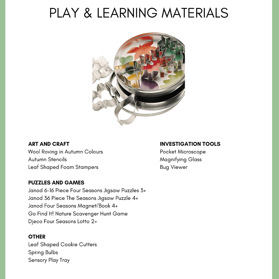 Thumbnail: Autumn (Invitations to Play Curriculum)