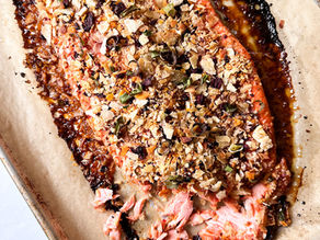 Crunchy Honey Mustard Salmon