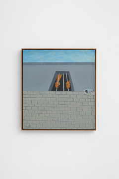 Richard Mudariki
The Lindela Repatriation Centre is South Africa’s main immigration detention facility located in Krugersdorp, west of Johannesburg
2021
Acrylic on canvas
57 x 52 cm (framed)
Reservoir projects