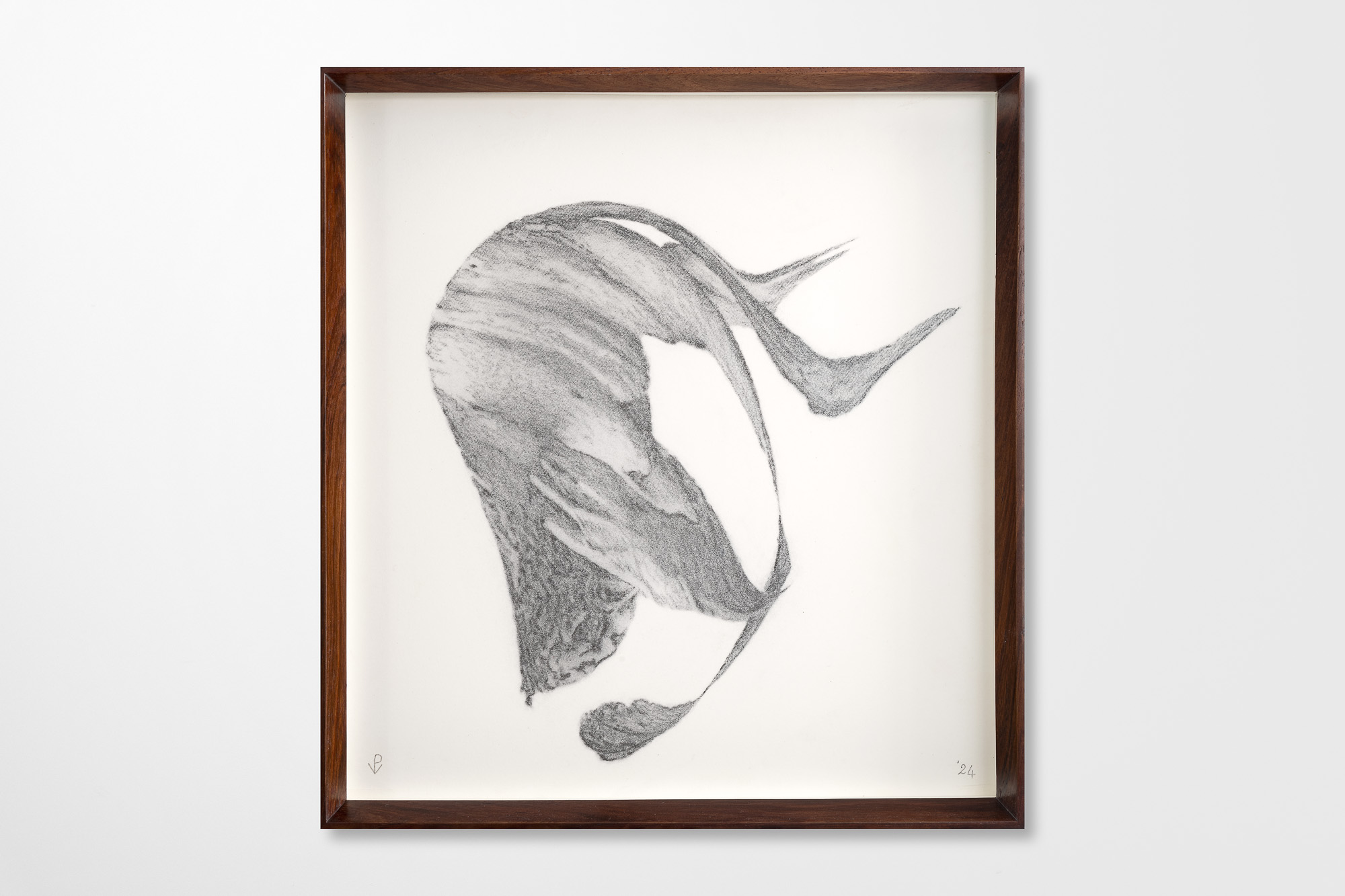 Pierre Vermeulen
David in space 2
2024
Charcoal on paper 
32.5 x 29 cm