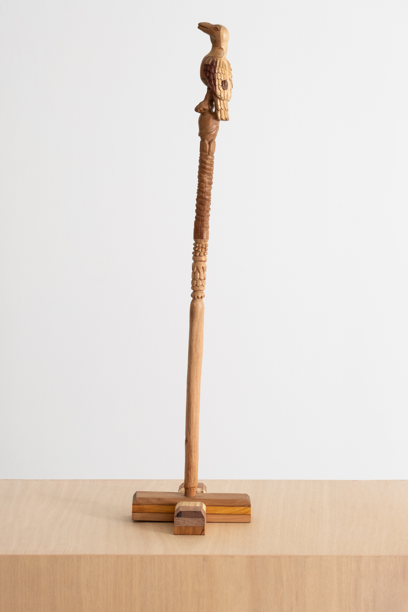 Thami Kiti
Njinji Intake Yasemanzini -
Lulwaluko
2022
Red oak, Imbuia, Pine, Meranti and Yellow wood
114.5 x 27 x 27.5 cm