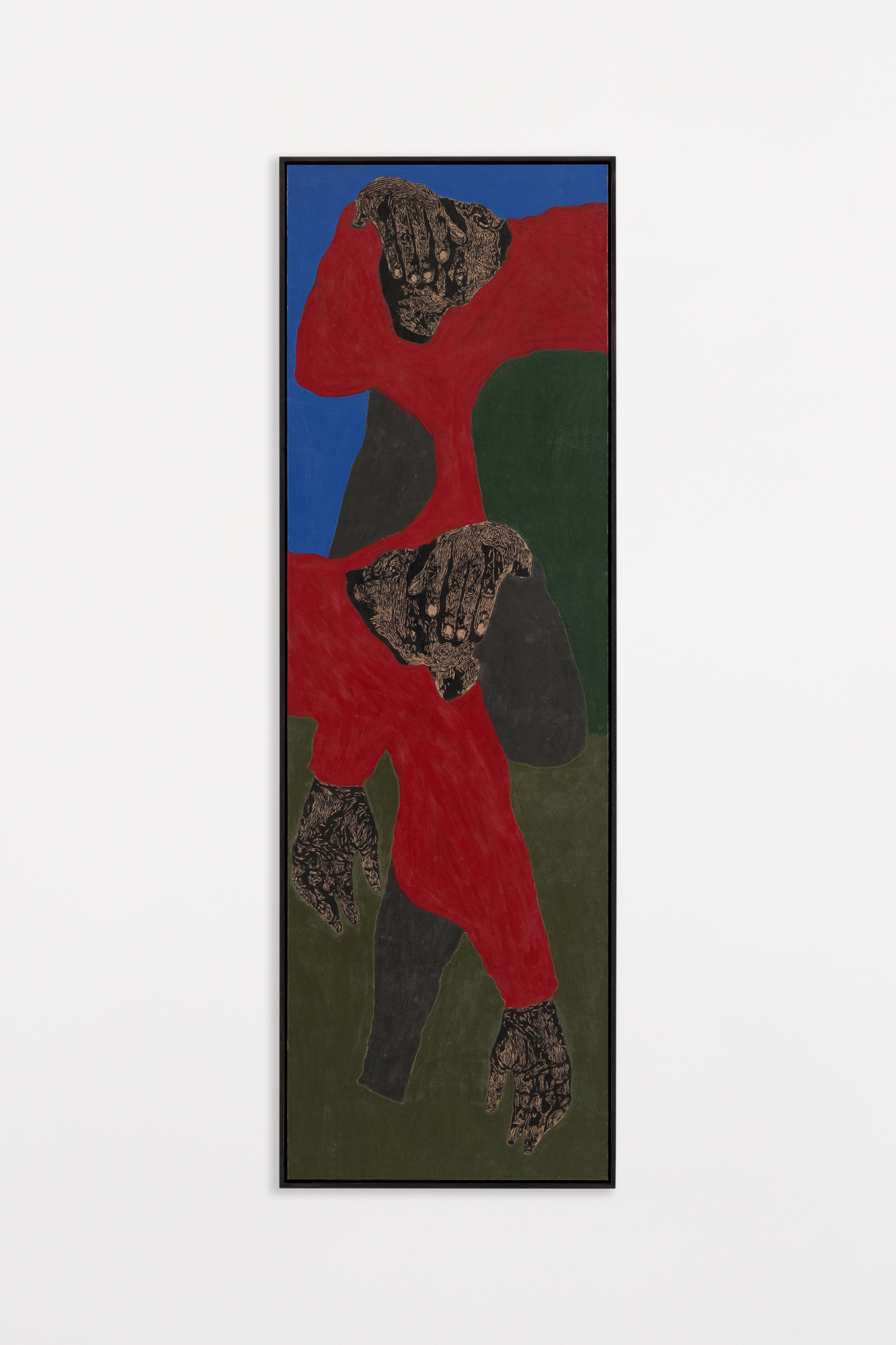Treasure Mlima
Beyond the Physical
2023
Oil-based ink and acrylic paint on 3mm Supawood Carving
137 x 45 cm