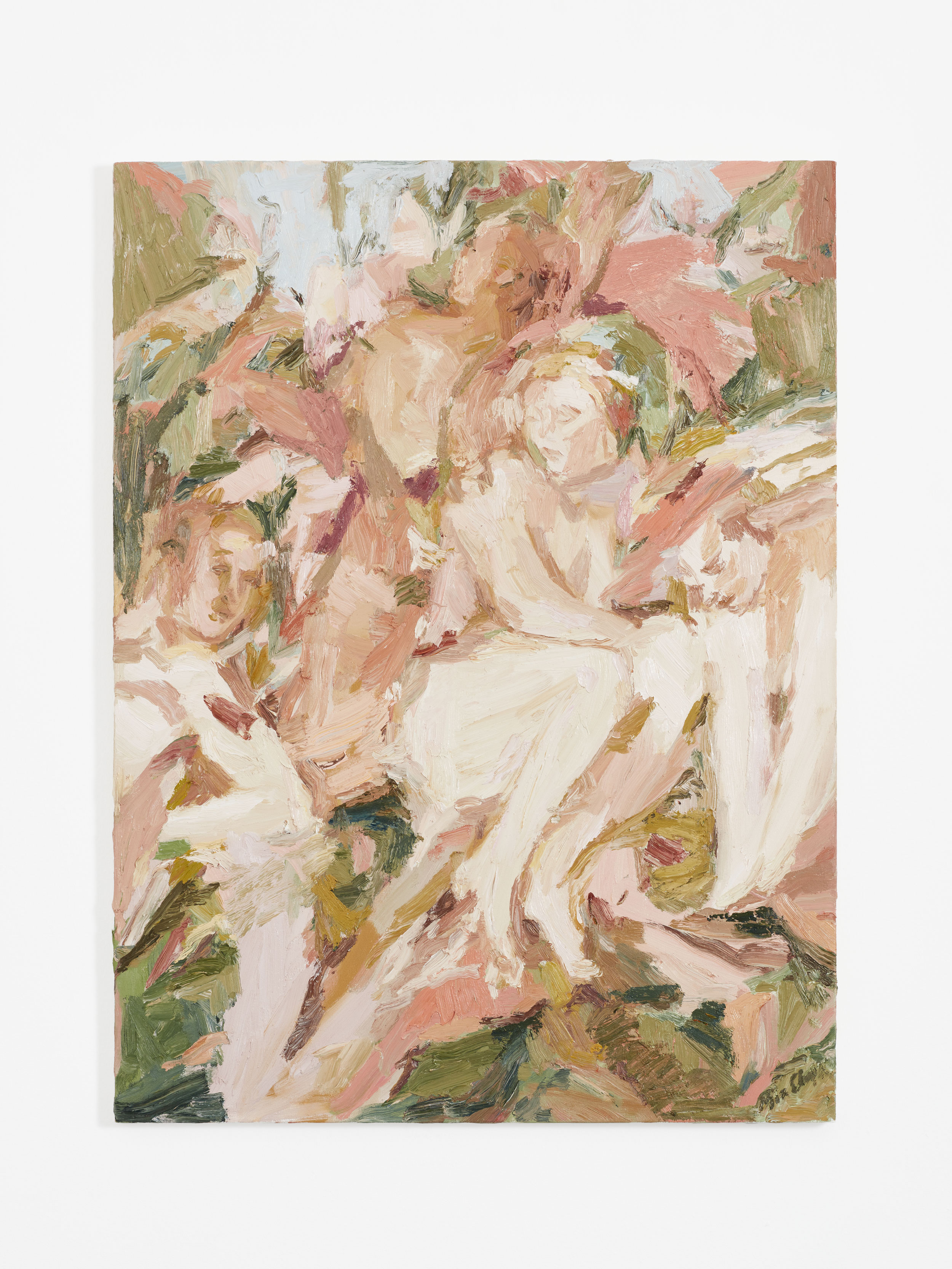 Mia Chaplin | Tying Knots | 2023 | Oil on Canvas | 120 x 90 x 3 cm
