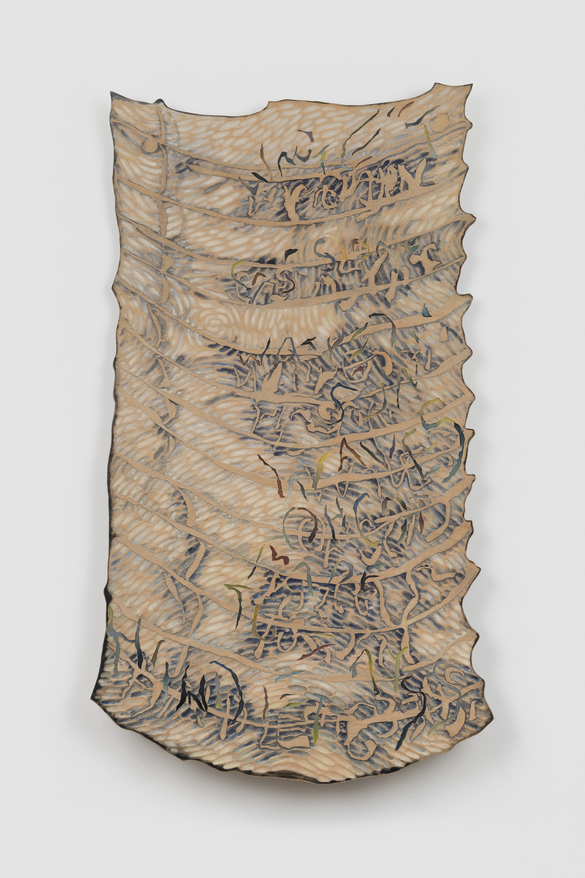 Anna van der Ploeg
Let there be no fuss
2023
Carved plywood, acrylic paint
214 x 122 cm