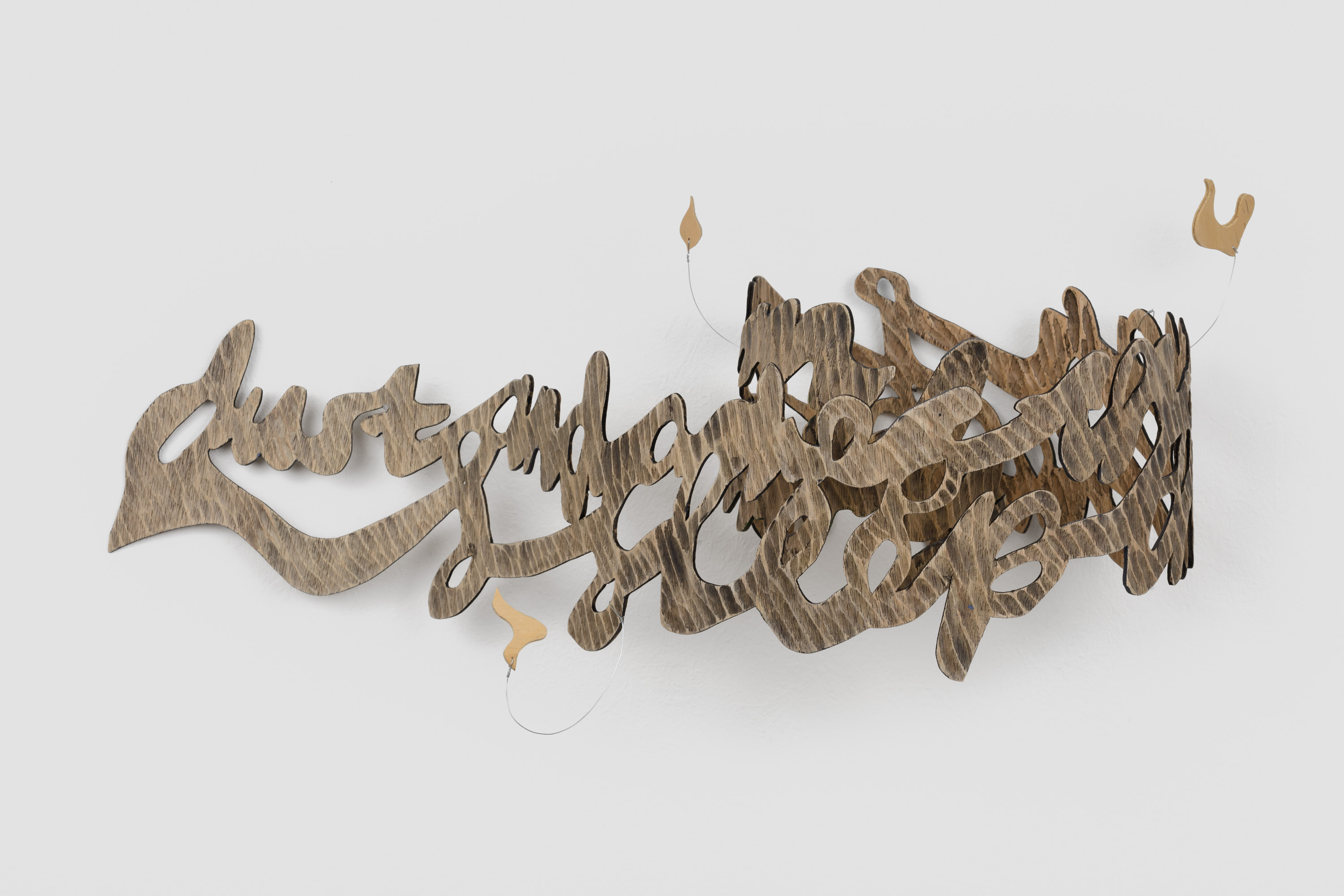 Anna van der Ploeg
The oldest unplayable instrument
2023
Carved plywood, acrylic paint, wire
30 x 95 x 30 cm
