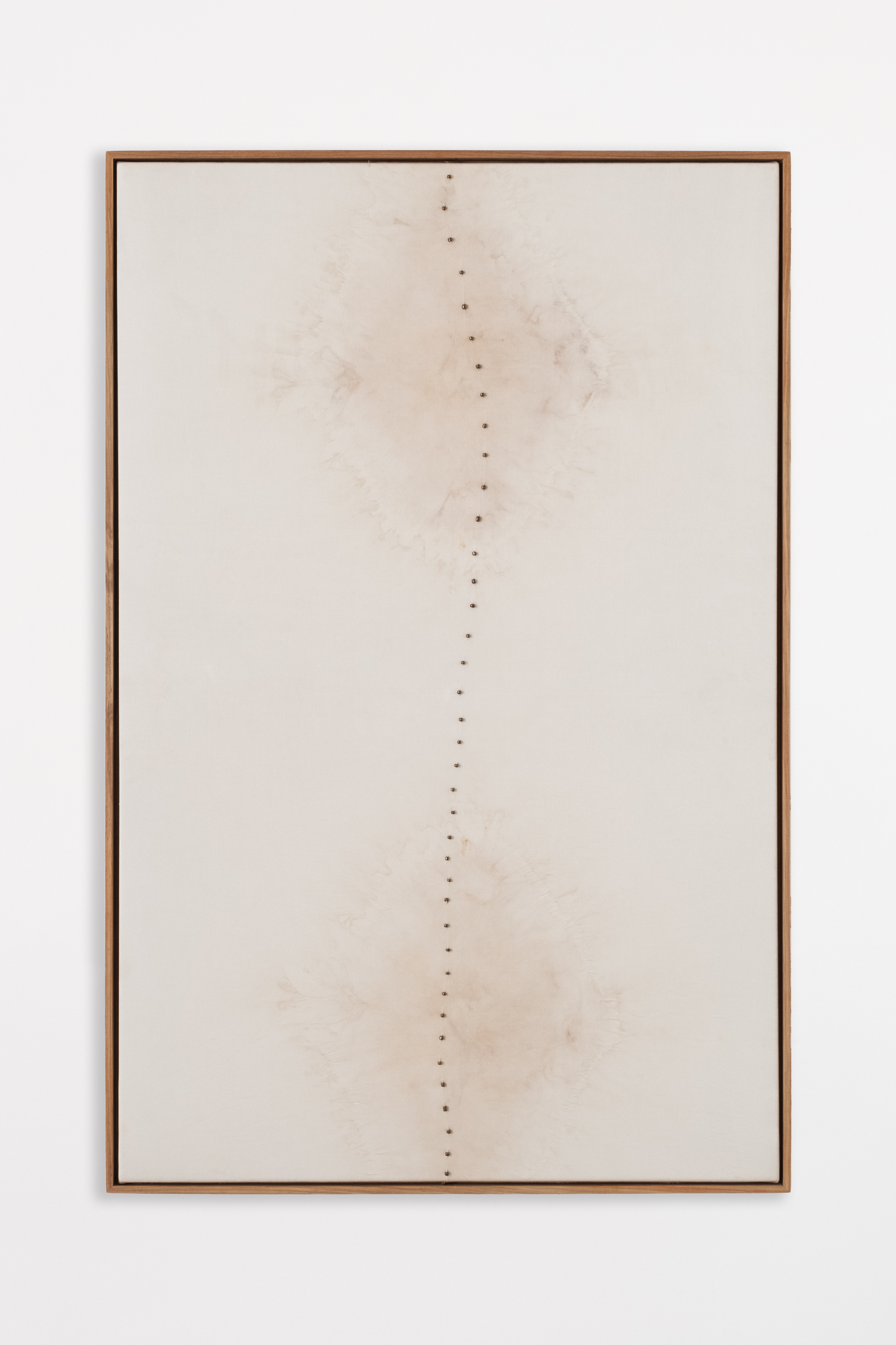 Bulumko Mbete
Hemisphere II
2023
Onion skin dye and beads on silk
95 x 62.5 cm