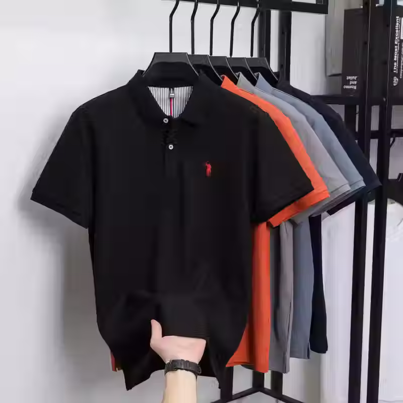 Miniatura: Polo Masculina Prestige Cotton