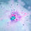 Thumbnail: Bath bomb foaming in the water, releasing teal, pink and purple bubbles