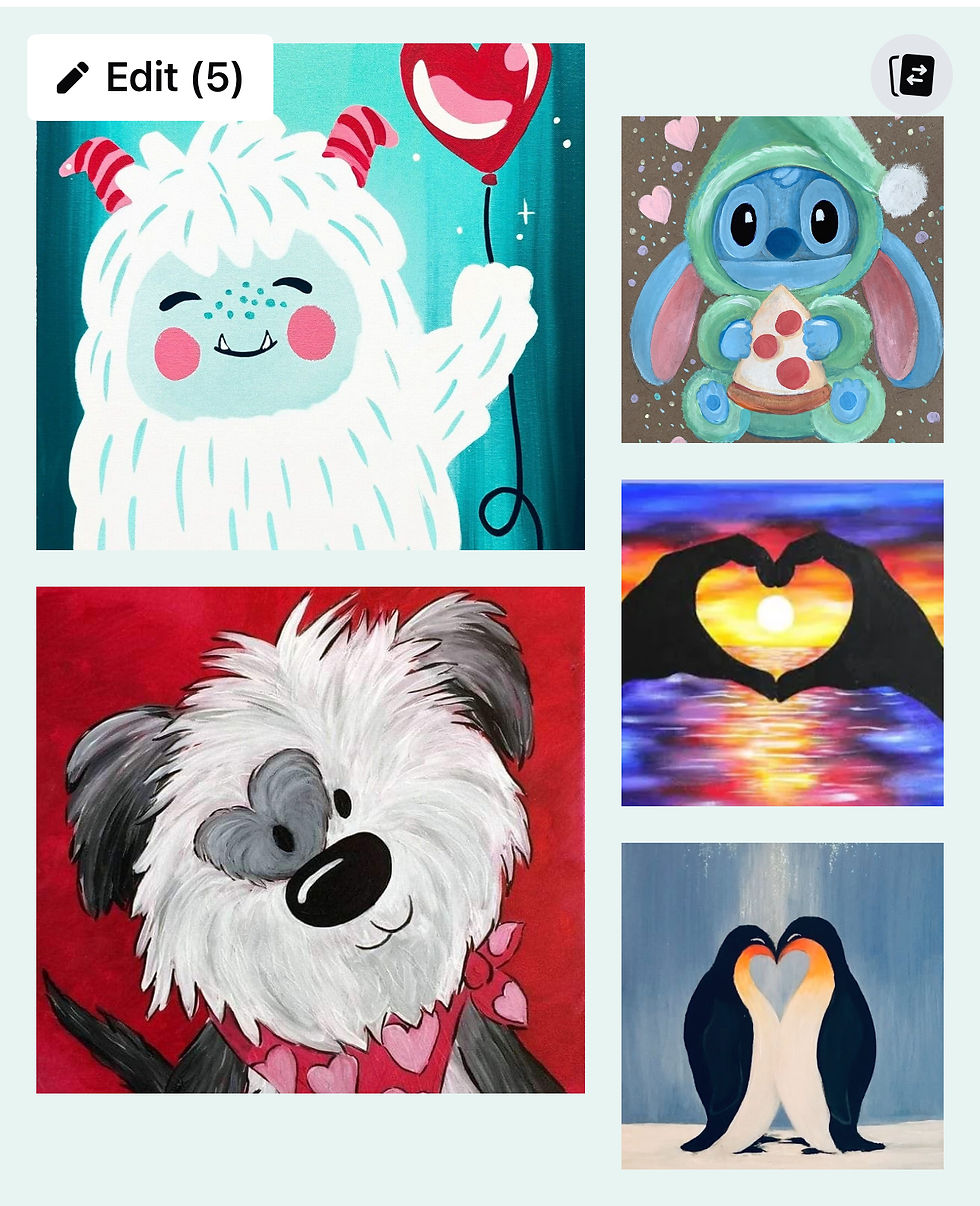 Be My Valentine Afternoon Class