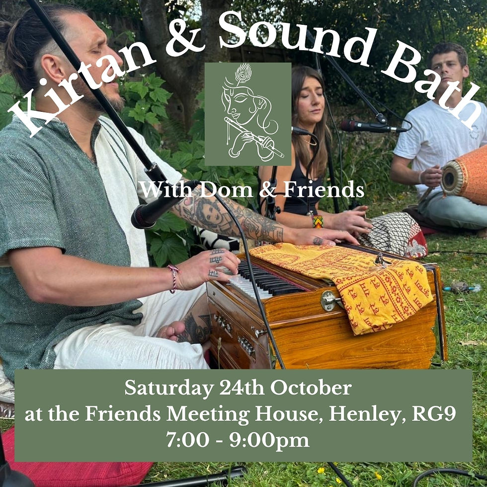 Monthly Kirtan @ The Quaker Meeting House, Henley - Saturday 24th October