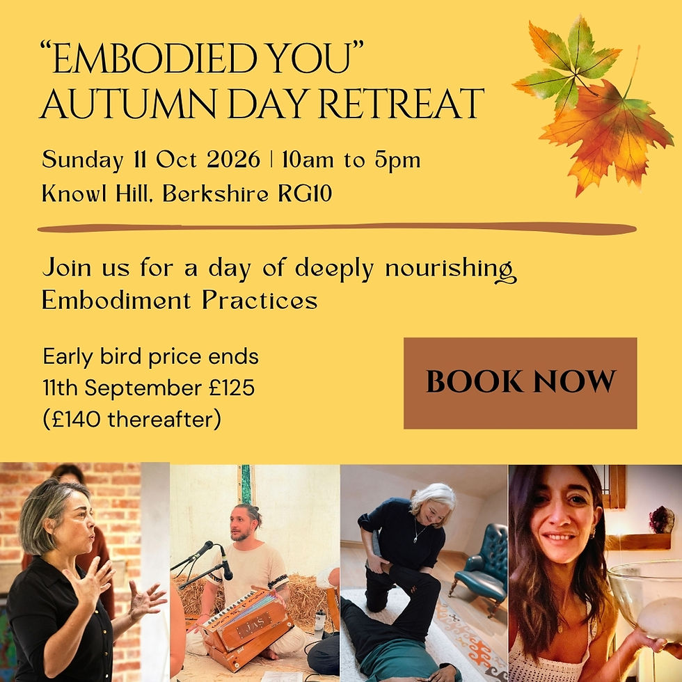 Embodied You - Autumn Day Retreat at Choseley House, Knowl Hill