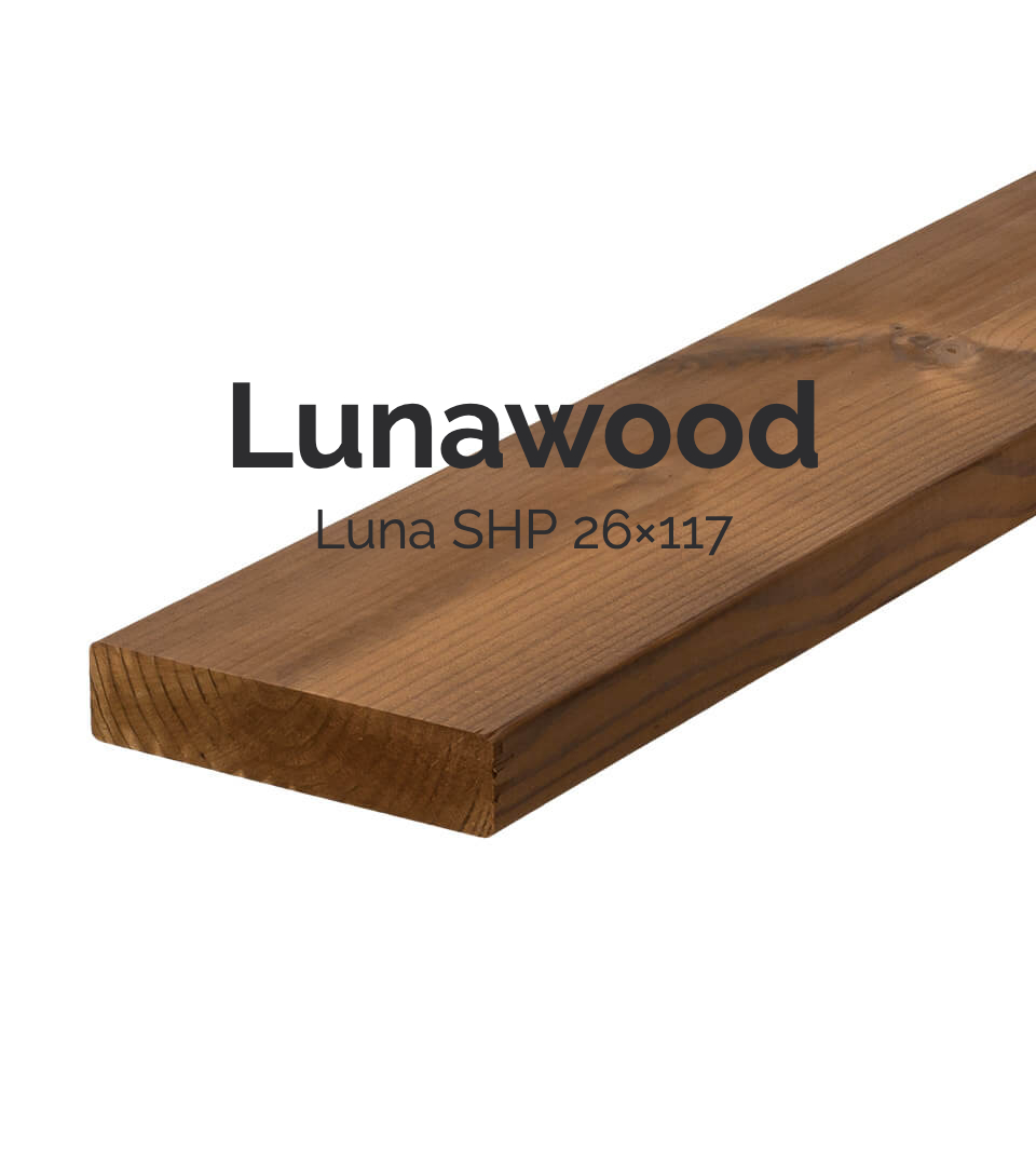 Piso Deck natural Luna SHP 26x117 de la marca Lunawood