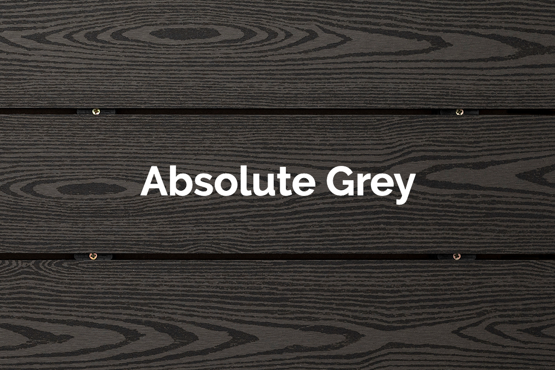 Piso Deck sintético Absolute Grey en Gris de la marca Vista Deck