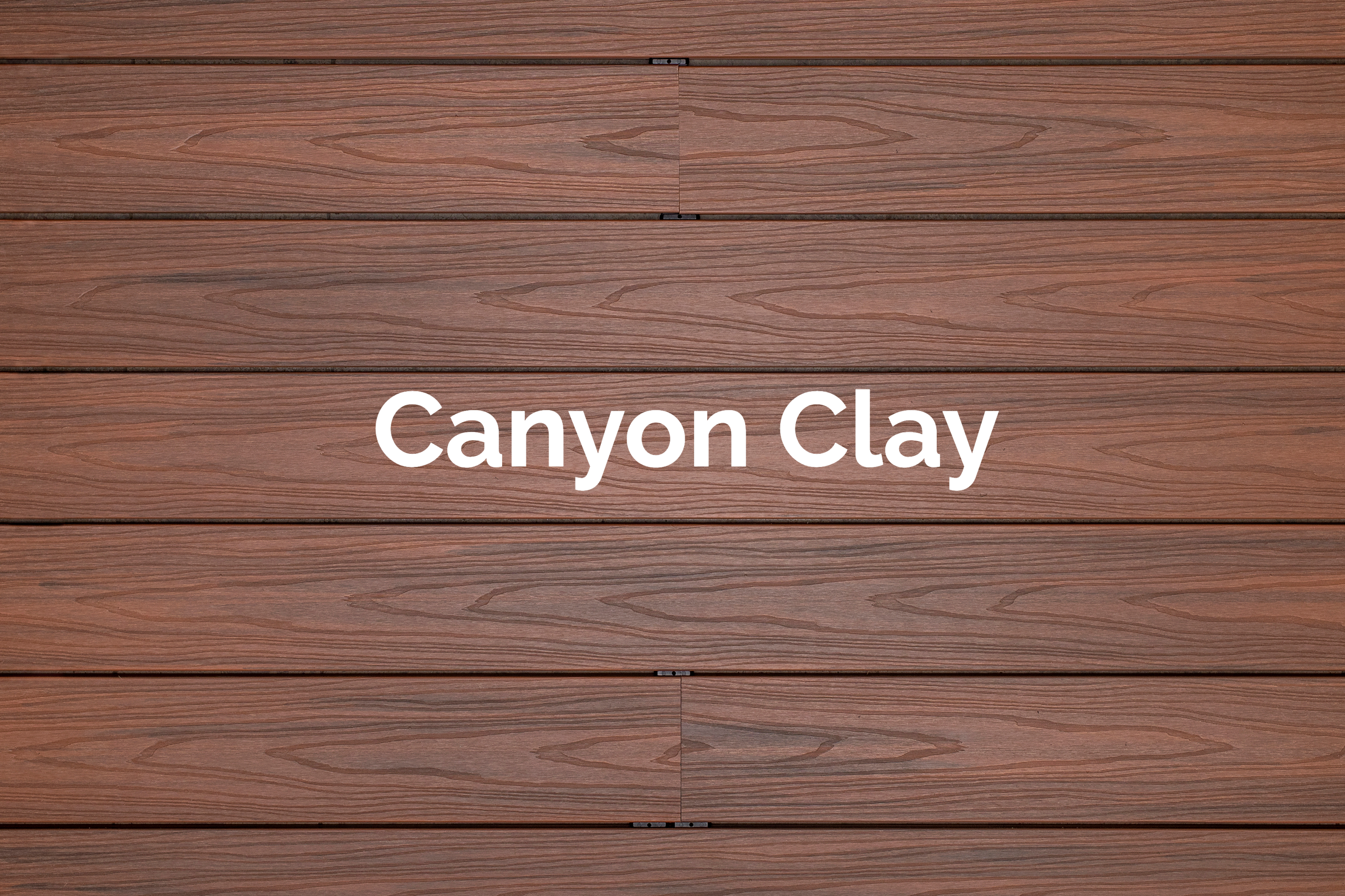 Piso Deck sintético Línea Coextrusión Simple Canyon Clay de la marca Vista Deck