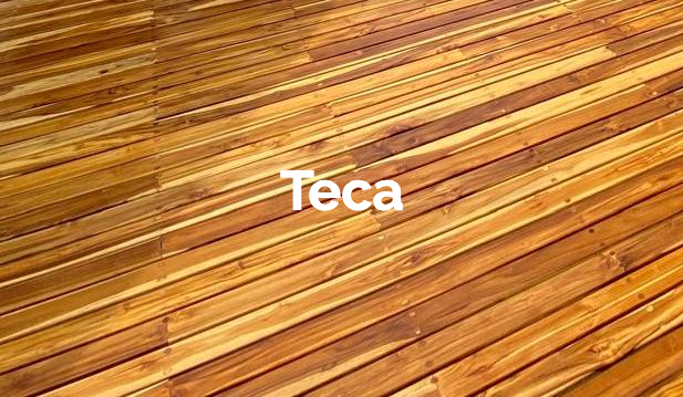 Piso Deck natural de la marca Teca