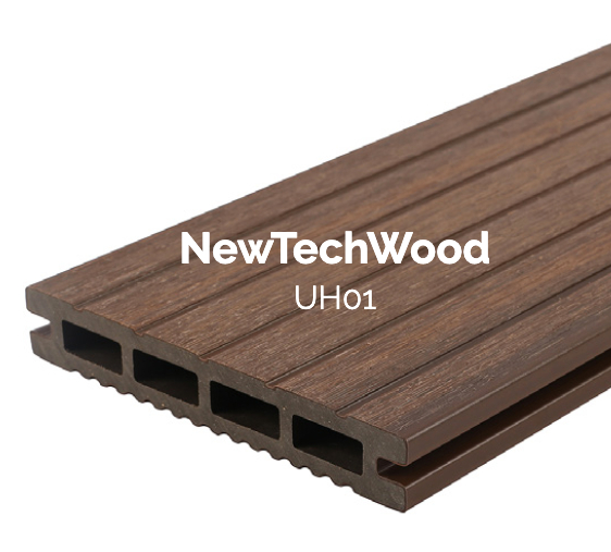 Piso Deck sintético Línea UH01 Ipe de la marca NewTechWood