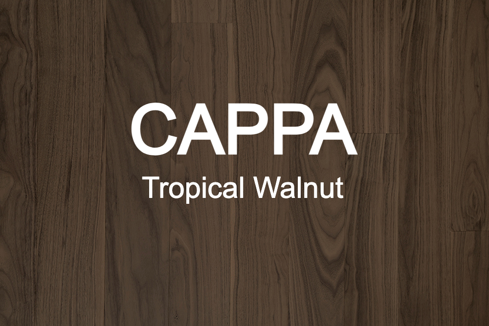 Piso Duela de Ingeniería Línea Walnuts Tropical Walnut en Estilo Nogal de la marca Cappa