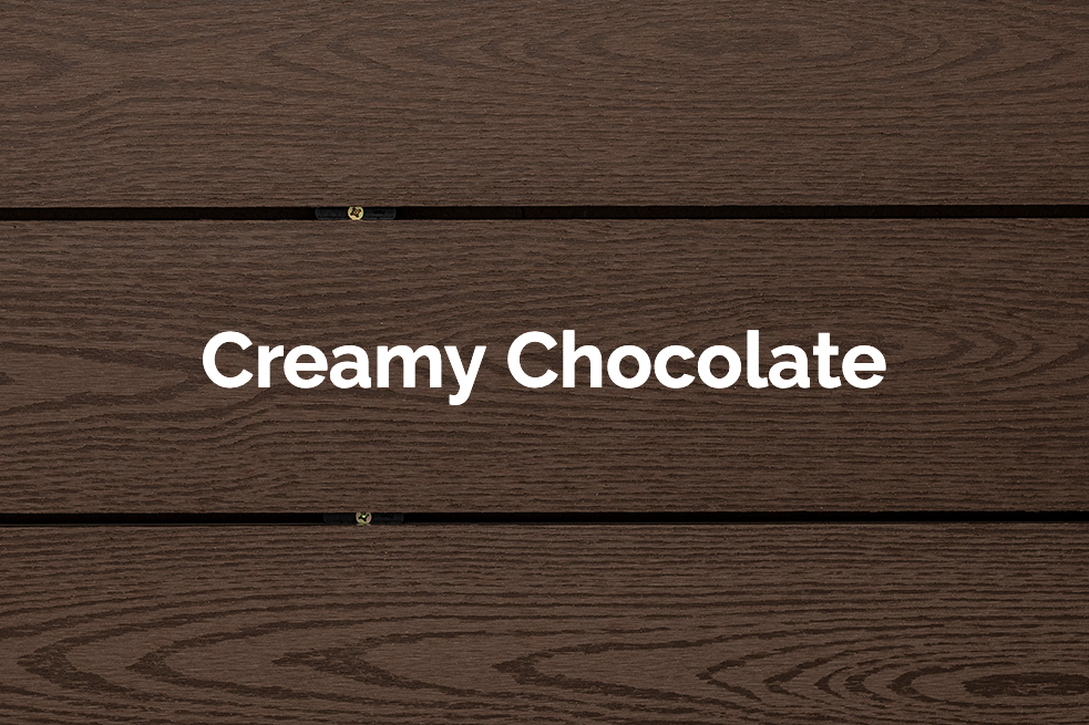 Piso Deck sintético Creamy Chocolate de la marca Vista Deck